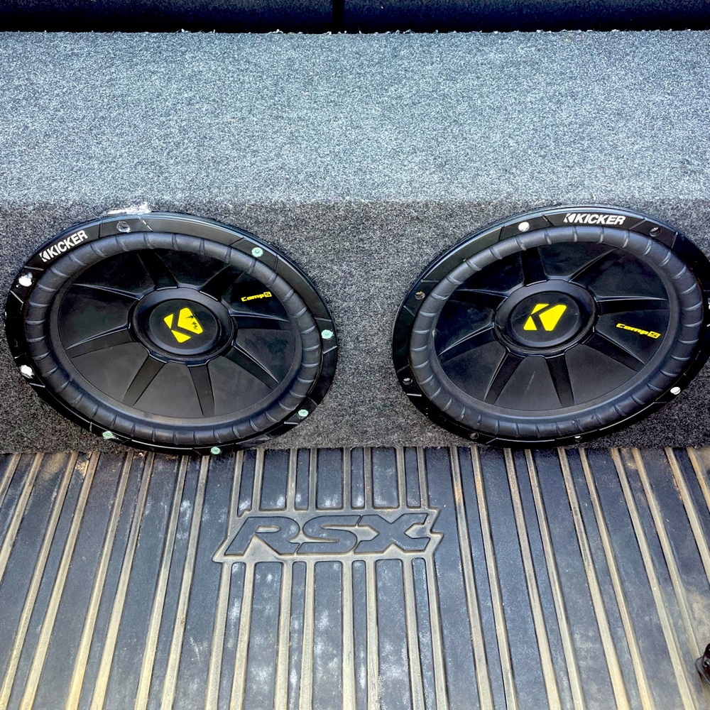Kicker 12 inch subwoofers